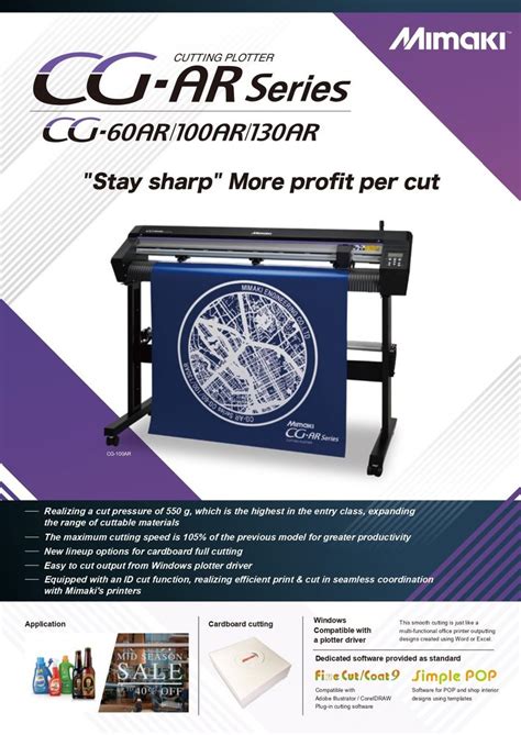 Mimaki Cutting Plotter CG 60AR At Rs 94990 Vinyl Cutting Plotter