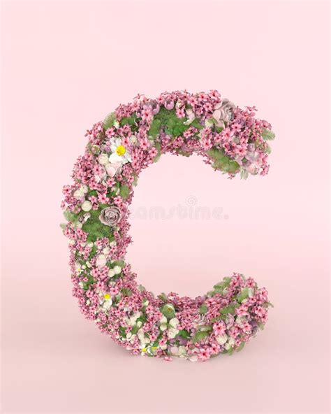 Creative Letter Cconcept Made Of Frash Spring Wedding Flowers Flower