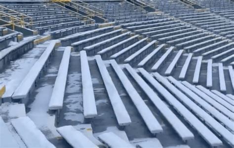 NFL Stadium Covered In Snow Before Kickoff On Sunday - The Spun