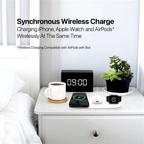 ttec SmartCharger Air+ Wireless Charger + 20W PD Travel Charger + Type ...