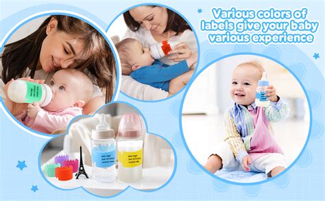 Amazon Pcs Baby Bottle Labels For Daycare Cm Silicone