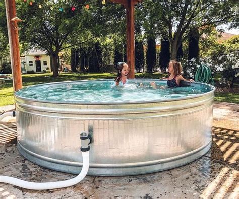 Stock Tank Swimming Pools Are The Easiest And Trendiest Way To Beat The Heat This Summer