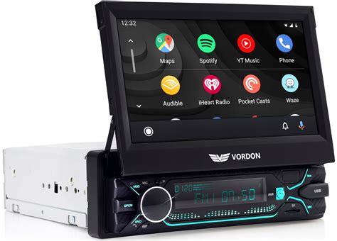 Vordon HT 520 Radio samochodowe 1DIN LCD CarPlay Android Zielona Góra