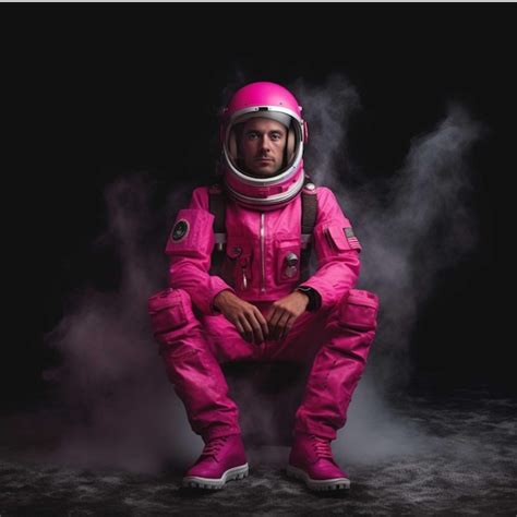 Un Hombre Con Traje De Astronauta Foto Premium