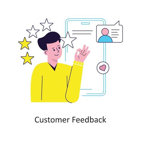 Premium Vector Customer Feedback Flat Style Design Vector Stock