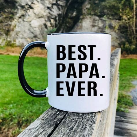 Best Papa Ever Coffee Mug Papa T Papa Mug Fathers Day Etsy