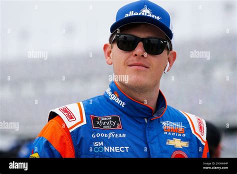 Spencer Gallagher 23 During Qualifying For The NASCAR Xfinity Series