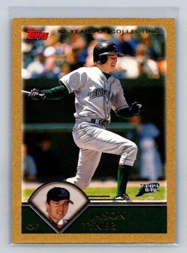 Topps Jason Tyner Gold Tampa Bay Devil Rays D Ebay