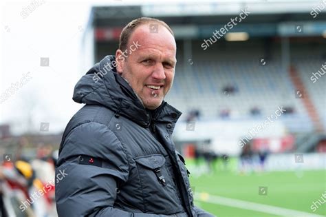 Fc Emmen Coach Dick Lukkien During Editorial Stock Photo Stock Image