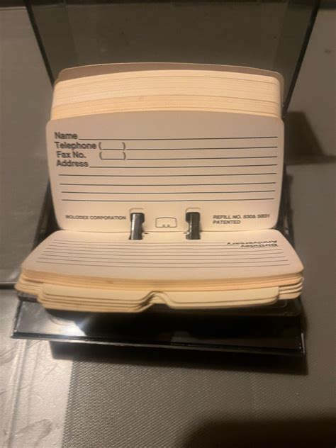 Vintage Rolodex S300c With Blank Cards EBay