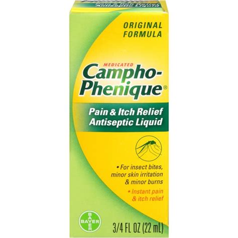 Campho Phenique Pain & Itch Relief Original Formula Antiseptic Liquid (0.75 fl oz) from Walmart ...