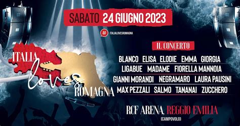 Italia Loves Romagna Aperte Le Prevendite Per Il Concerto Evento