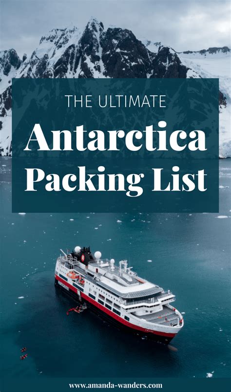 Antarctica Packing List • What to Pack for an Antarctic Cruise • Amanda ...