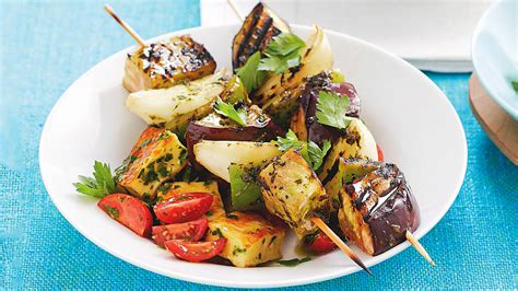 Halloumi Gemüse Spieße