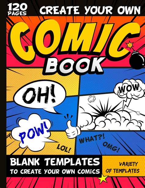 Create Your Own Comic Book Variety Of Blank Templates To Create Comics