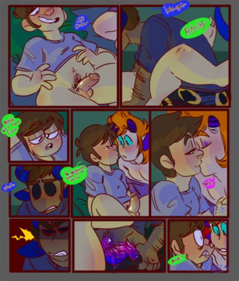 Rule 34 Bedroom Black Eyes Blue Penis Brown Hair Caught Caught In The Act Comic Comic Page Edd