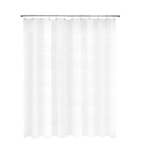 Kenney Medium Weight Embossed Peva Shower Curtain Liner W X H