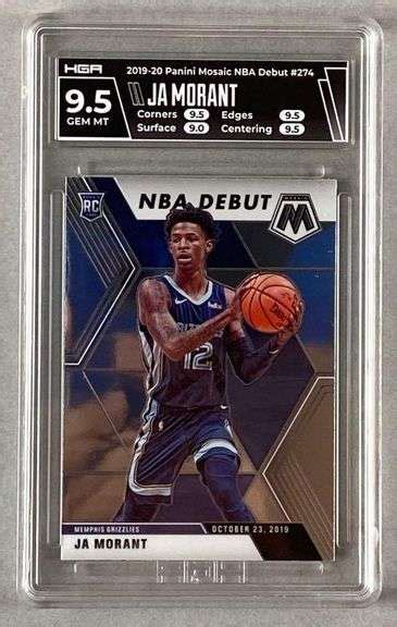 Panini Mosaic Nba Debut Ja Morant Hga Matthew