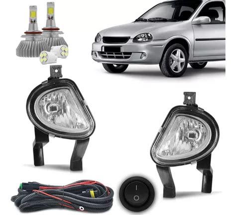 Kit Farol Milha Corsa Classic 2003 2004 2005 06 07 08 Led