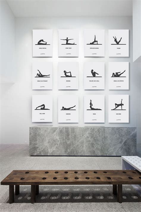 Pilates Poster Set Of 4 Pilates Poster Pilates Art Print Pilates