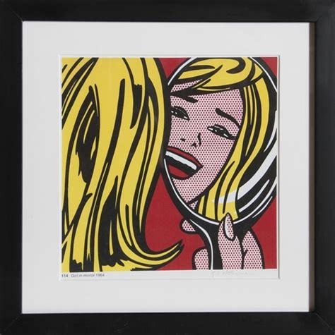 Roy Lichtenstein Girl In The Mirror Mutualart