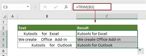 ¿cómo Usar La Función Trim En Excel