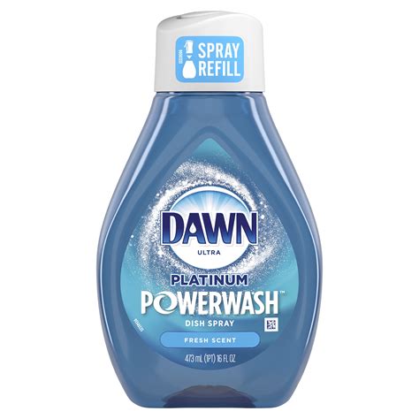 Dawn Platinum Powerwash Dish Spray Dish Soap Fresh Scent Refill 16 Fl Oz