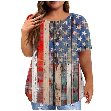 usa flag shirts women 1