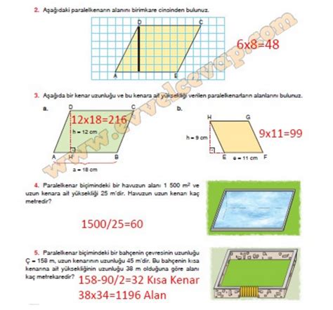 Sinif Matemat K Cevaplari Sevg Yay Sayfa