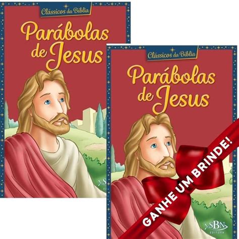 Combo 2 Livros Clássicos da Bíblia Parábolas de Jesus Infantil SBN