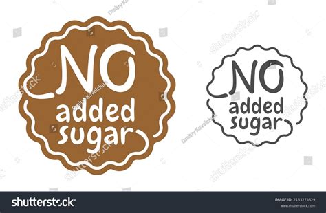 added sugar label images stock  vectors shutterstock