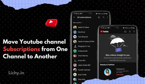 How To Transfer Youtube Subscriptions From One Youtube Channel To