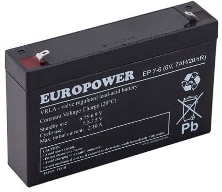 Akumulator Europower Ah V Serii Ep Techn Agm Sklep Opinie Cena W