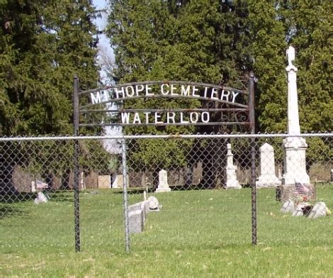 Mount Hope Cemetery In Waterloo Michigan Find A Grave Cemetery