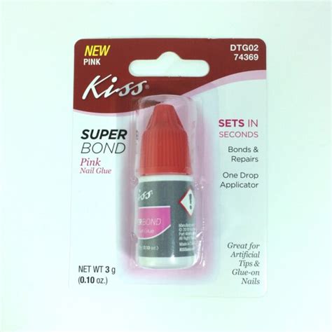 Kiss Super Bond Nail Glue Pink 3g Artificial Tips Glue On Nails Dtg02 74369 For Sale Online Ebay