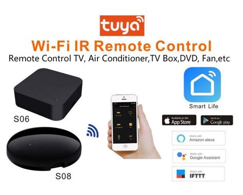 S Tuya Smart Home Smart Life App Control Universal Wifi Infrared