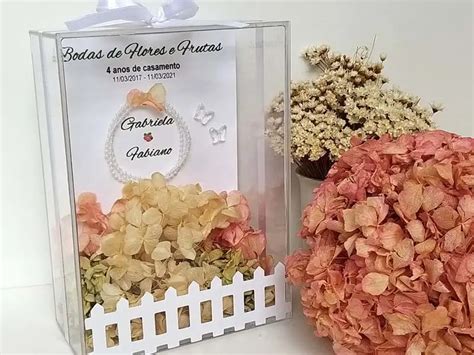 presente para bodas de flores e frutas 4 anos de casamento Grupo São