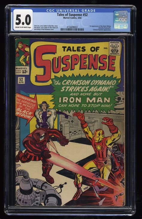 Tales Of Suspense Cgc Vg Fn St Appearance Black Widow Comic