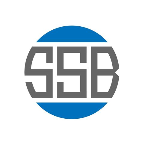 SSB letter logo design on white background. SSB creative initials circle logo concept. SSB ...