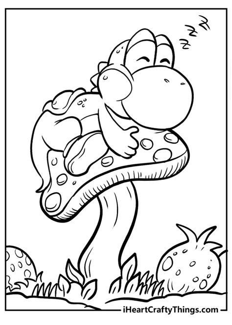 15 Yoshi Coloring Pages Free Cute PDF Printables