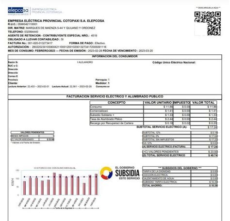 Imprimir planilla de luz Elepco Empresa Eléctrica Cotopaxi 2025