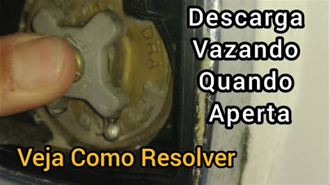 Descarga Vazando Quando Aperta E Escorre Na Parede Veja Como Resolver