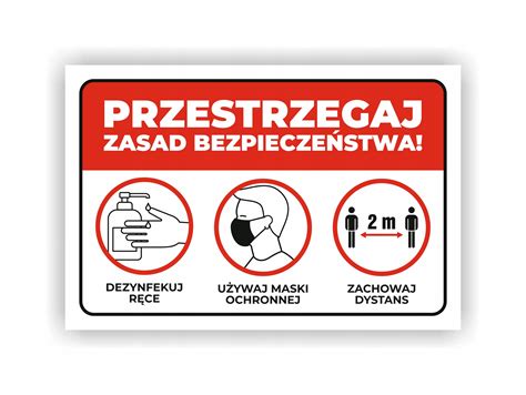 Tabliczka Uprzestrzegaj Zasad X Cm Uv Informacyjna Cena