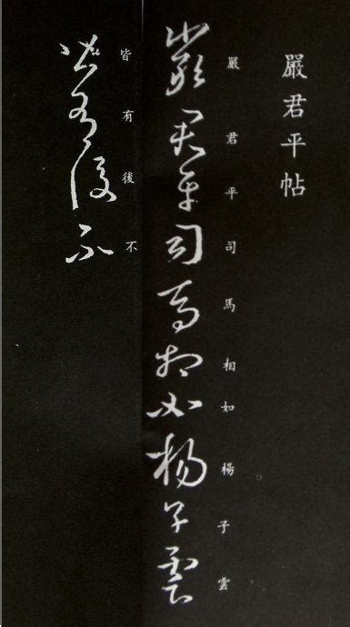 書法 草書 臨帖 王羲之《嚴君平帖》 每日頭條