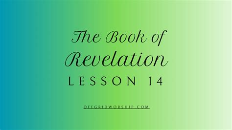 Revelation Lesson 14 Day 4 Off Grid Worship Trumpet Judgments Fifth