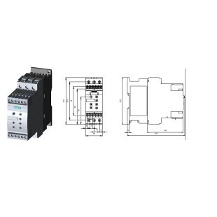 3RW4028 1BB14 Softstarter 18 5 KW Curent Maxim 38A Tensiune Comanda