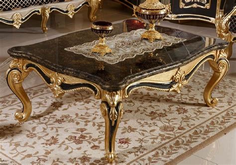 Casa Padrino Luxury Baroque Coffee Table Black Gold Magnificent