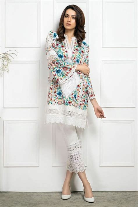 Kurti Design With Lace And Loops