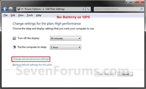 Power Plan Settings - Change - Windows 7 Help Forums