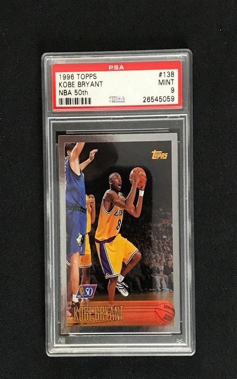 Topps Kobe Bryant Rookie Psa Munimoro Gob Pe